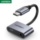 Ugreen type c to usb c +3.5mm original audio converter (n/w)
