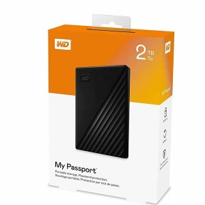 WD MY PASSPORT 2TB EXTERNAL HARD DRIVE (2 YEARS WARRANTY)