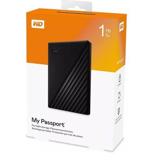 WD MY PASSPORT 1TB EXTERNAL HARD DRIVE (2 YEARS WARRANTY)