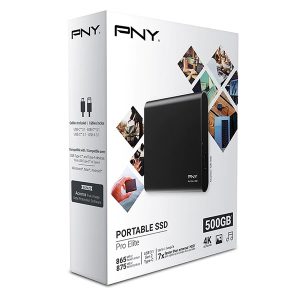 pny proelite 500gb external ssd type c (2 years warranty)