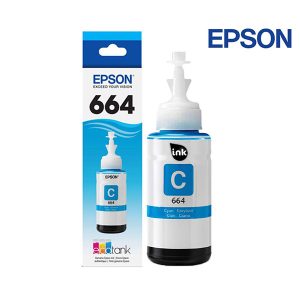 Epson 664 cyan original ink bottle (n/w)