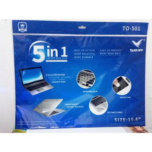 laptop 5 in 1 skin (n/w)