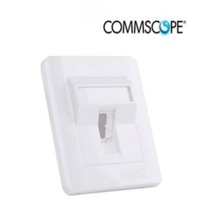 commscope 1 port face plate (n/w)