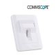 commscope 1 port face plate (n/w)
