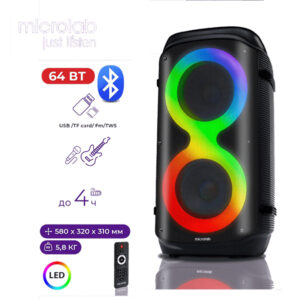 MICROLAB PT600  BLUETOOTH PARTY SPEAKER (6 MONTHS WARRANTY)